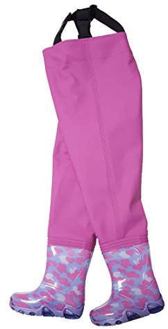 Barnvagn rosa 32/33 mattbyxa barn wathose fiskehose lekbyxor