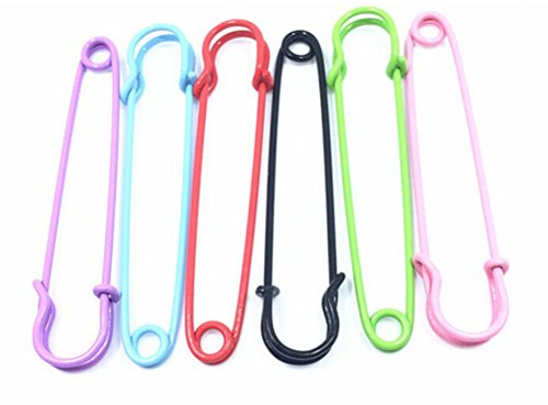 Rosenice Broche ÉPingle De SéCurité Extra-Large en Acier Inoxydable 5.00 Cm pour Cardigan Cape ÉCharpe ÉPingle À Foulard Accessoire Mode Femme