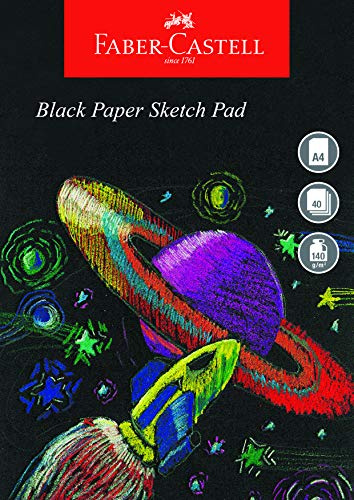 Faber-Castell Papierblock, A4, schwarz