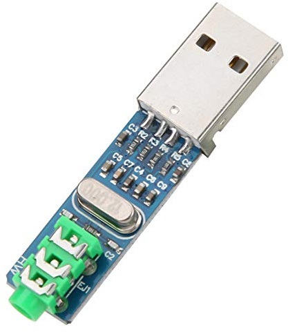 Mini-USB-DAC-Decoderkarte, 5V PCM2704 SPDIF Digitale Signale USB-Soundkarte Analoge DAC-Decoderkarte(PCM2704)