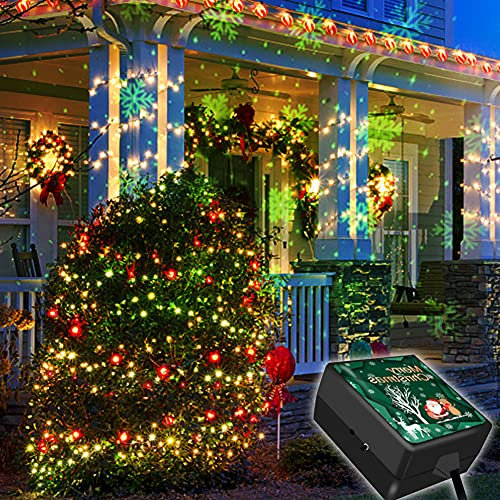 LICHENGTAI Christmas Snowflake LED Projector Lights - Multi-Occasion Projection Lamp for Xmas, Halloween, Birthday, Party, Easter, Wedding