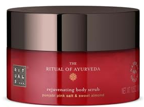 RITUALS Körperpeeling Das Ritual des Ayurveda | Körperpeeling mit rosa Salz aus Punjab und Mandelöl | 94 % Inhaltsstoffe natürlichen Ursprungs | 300 g