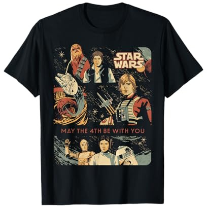 Star Wars May The 4th Be with You Classic Vintage Art Camiseta