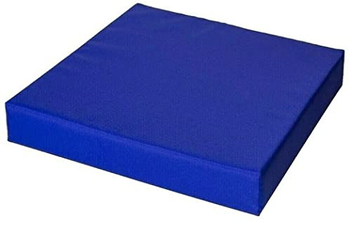 4cm Thick Waterproof Chair Cushion Seat Pads Cushion Pad Indoors Outdoors Water Resistant Material Kitchen Dining Living Room Patio Garden Office Coffee Shop Foam (40 x 56 cm (16 x 22), Royal Blue)