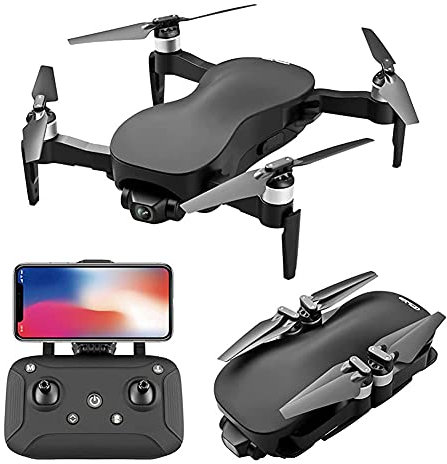 Droni per Adulti e Bambini Posizionamento del Flusso Ottico Quadricottero RC con videocamera 4K HD, modalità Senza Testa di Mantenimento dell'altitudine, droni FPV Pieghevoli per Adulti e Bambini