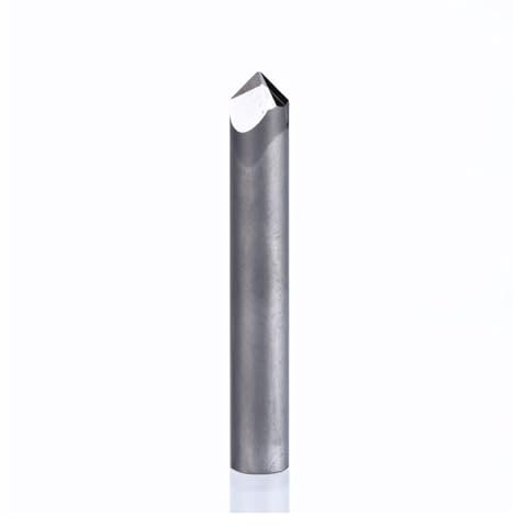 SEIDER 1pc CNC Fräser Schaftfräser Diamant PCD Schneidwerkzeuge Stein Marmor Granit Schneiden Gravur Bits 70 90 120 Grad 6mm 6 Kante(3692)