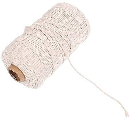 Amosfun Baumwollseil Zum Verpacken Von Geschenken Nicht Dehnbarer Faden Für Ornamente Geschenktaschen Basteln Und Dekorationen Robustes Und Langlebiges Material Geeignet Für Weihnachts