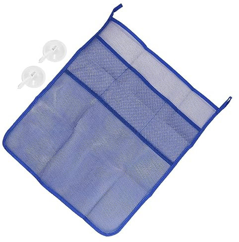 Toyvian Aufbewahrungstasche Bad Spielzeughalter Wanne Cubby Bad Spielzeug Veranstalter Kinder Badewanne Spieletasche Badewannennetz Baby Polyester Saugnapf Windelständer