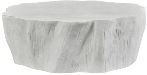 Uttermost Woods Edge - Coffee Table-15 Inches Tall and 41.5 Inches Wide-Crisp White Finish