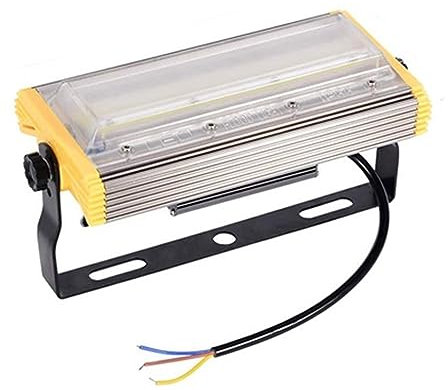 Proyector LED Luz De Inundación 50W 100W 150W Proyector De Reflector COB For Exteriores Lámpara Reflectora LED Lámpara De Construcción De Foco Impermeable Iluminación de paisaje RGB(Cold White,50W)