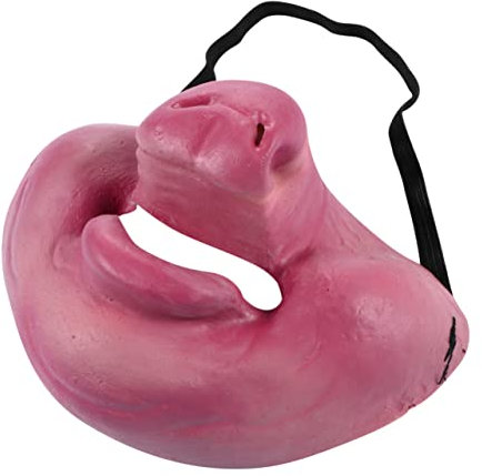 TOYANDONA 1stück Halbgesichtsmaske Für Halloween Kreative Schweinemaske Für Cosplay Partys Und Festivals Gruseliges Kostümzubehör Für Unvergessliche Erlebnisse
