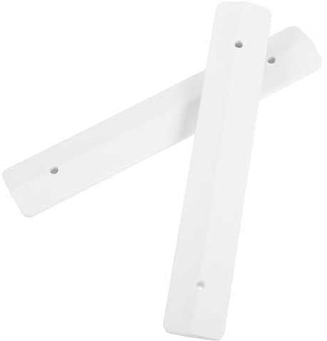 PartyKindom 2pezzi Ganci Per Pannelli Forati in Plastica Resistente Organizer Da Parete Per Garage e Cucina Accessori Per Scaffalature Pannello Facile Installazione e Configurazione Versatile