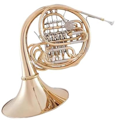 Bb Waldhorn 4 Tonarten Bb Stimmung F Stimmung Doppeltes Waldhorn Messing Goldfarbe Professionelles Musikinstrument Mit Koffer