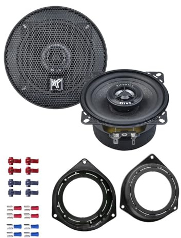 EHO HiFonics Auto Lautsprecher Boxen TRX42 240 Watt 10 cm 2 Wege Koax passend für Opel Corsa D ab 2006 Türen hinten