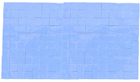 Fdit Almohadillas Térmicas de Enfriamiento Cuerpo de Enfriamiento Silicona Térmica Flexible para una Buena Conducción Calor 100 X 100 X 1 Mm