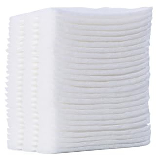 CALLARON 220stücke Makeup Wattepads Doppelseitig Hautfreundliche Saugstarke Baumwollpads Mit Tragetasche Dicke Abschminkpads Für Gesichtstoner Make-up Entfernen Und Nagellack Tragbar Und Ei