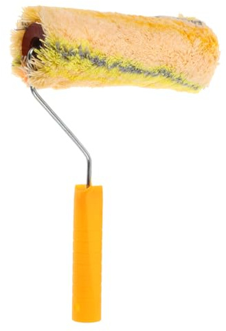 Veemoon 9 Inch Long Pile Roller Brush Extended Cotton Line for Fiberglass Repair and Ceiling Paint, Rough Surface Wall Paint Roller Tool for Home Improvement