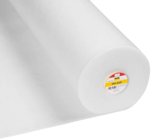 HH650 Fusible Volume Fleece – Vlieseline Double-Sided Iron-On Interfacing – 0.5 Metre Length – Supplied by Rhapsew – Vilene HH650 for Quilting, Bags, Crafts & Sewing Projects