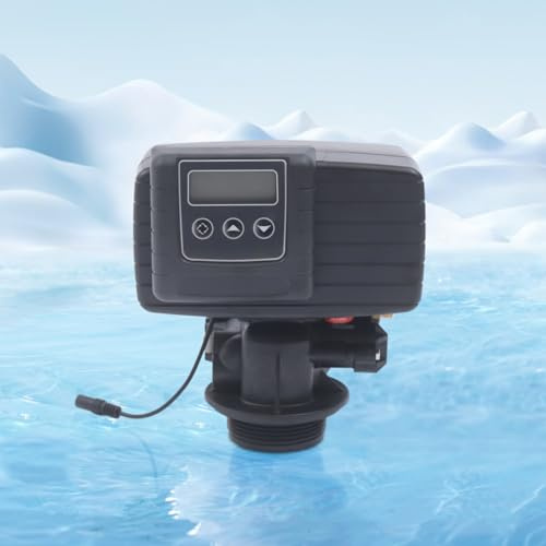 5600SXT Digital Control Valve, 220Lbs 0.6Mpa Whole House Water Softener Meter Valve, 3W Automatic Digital Filter Control Backwash Head for Purification Water Softeners US Stock