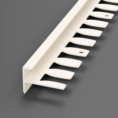 Tiras de transición de aluminio de 91,4 cm, 3 piezas de madera a baldosa/laminado, color amarillo pálido, 0,5 x 90 cm, duraderas, fáciles de instalar, perfectas para transiciones suaves de suelos