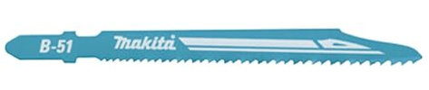 Makita B-06476 B-51 - Hoja de sierra de calar (5 unidades, metal)