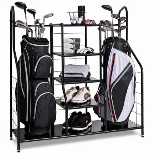 Morvat Golf Organizer für Golftasche und Zubehör Schwarz