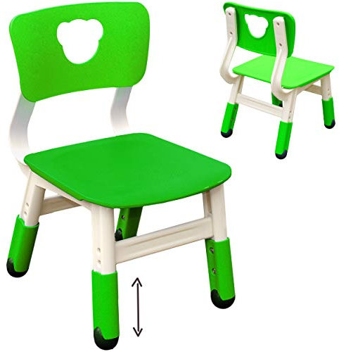 alles-meine.de GmbH Kinderstuhl - 3 Fach - höhenverstellbar & mitwachsend - GRÜN - kippsicher/bis 100 kg belastbar - für INNEN & AUßEN - 1-5 Jahre - Kindermöbel für Mädchen &..