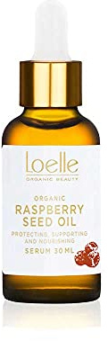 Loelle - 100% reines Himbeerkernöl für Gesicht, Körper, Hände und Haare - Trockene Körperöle helfen Sonnenflecken aufzuhellen - Biologische Gesichts- und Anti-Falten-Produkte (30ml)