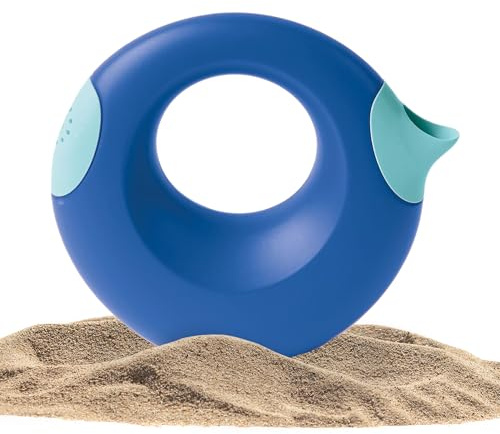 Quut - Cana annaffiatoio - 1L - annaffiatoio giocoso Bambino Bagno, Giardino, Spiaggia - Giochi da Bagno - Giochi all'aperto (Blu oceano)