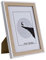 Marco de Foto Decoración 10cm x 15cm Madera con Soporte de Pie (Madera Blanca 4x 6 Pulgadas)