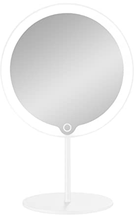 blomus LED Kosmetikspiegel MODO | 5-Fach Vergrößerung | Farbe White | titanbeschichtet | Badaccessoire