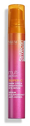 StriVectin Super C Brightening Eye Serum (0.5 Oz, 15ml)| Reduces Dark Circles, Retinol Brightening & Correcting Vitamin C Face Serum with Acerola Cherry Extract, Deeply Moisturising & Tightening