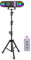 U`King Luci DJ con supporto, 5 in 1 Party Bar Light Set con palla rotante/Strobe/UV/luce Par LED colorata e luci di modello, suono attivato DJ sistema di illuminazione per Disco Stage Gig Band