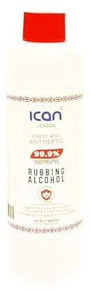 ican london isopropyl All Purpose rubbing Alcohol 99.9% First aid Antiseptic Disinfectant/Cleaning Fluid 250ml