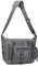 HUNTVP Taktisch Schultertasche Militär Crossbody Bag Sling Tasche Wasserabweisend Umhängetasche Messengerbag Aktentasche mit Verstellbar Schultergurt Outdoor,Grau