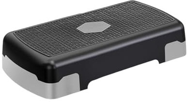 Aerobic Stepper - Fitness Stepper für Bewegung | Höhenverstellbarer Stepper mit 3 Hebebühnen, Gymnastikplattform für Aerobic, Ausdauer, Cardio