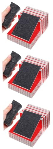 iplusmile 60pezzi Pz Di Spugne Abrasive Per Levigatura Di Diverse Durezze Per Auto Legno e Fai Da Te Resistente e Riutilizzabile