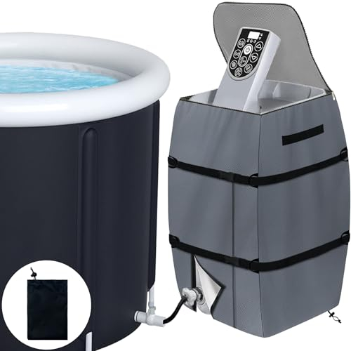 TZEKING Copertura per pompa idromassaggio, copertura per pompa di riscaldamento, impermeabile, robusta, isolata, antipolvere, adatta per molte marche per vasca/piscina