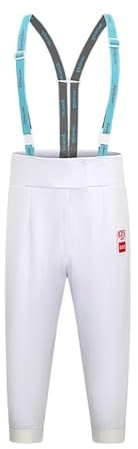 HXYhydrypd Fechthose 450N Fechtausrüstung, Stichsichere Fechtbekleidung Aus Stoff, Fechtuniform for Florett, Degen, Säbel, Unisex(28#)