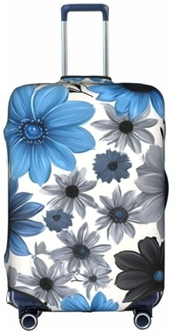 Bkdogkt Housse de protection lavable avec fermeture éclair dissimulée Motif fleurs de dahlia, blanc, X-Large
