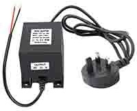 LED Transformer 12V 24V Power Supply AC/AC, Outdoor Power Supply Transformer IP68, With Short Circuit, Overload, Temperature for PROTECTION, For LED Lighting​ (24V 60W)