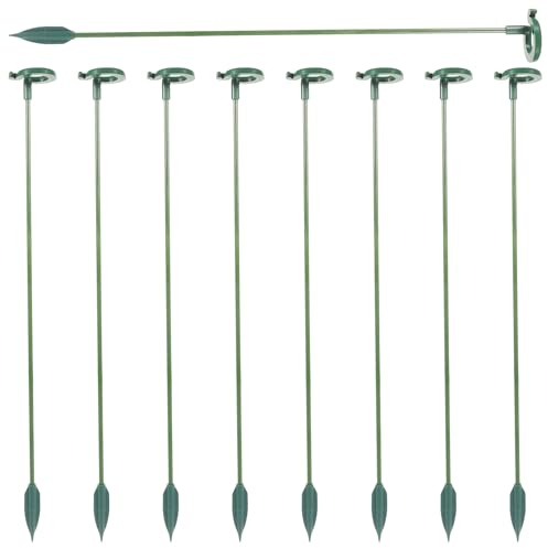 CLISPEED 10 pièces Lot de Tuteurs pour Plantes Abs Supports Robustes pour Orchidées et Plantes Grimpantes Tiges de Soutien pour Potées Jardin Intérieur et Extérieur