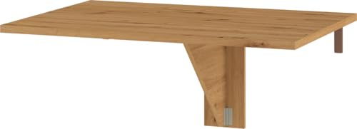 BIM Furniture Wandklapptisch 100x70x75 cm Platzsparender, ideal für Esszimmer, Küche, Klappbar, Esstisch Homi Mini 8 (Artisan Oak)