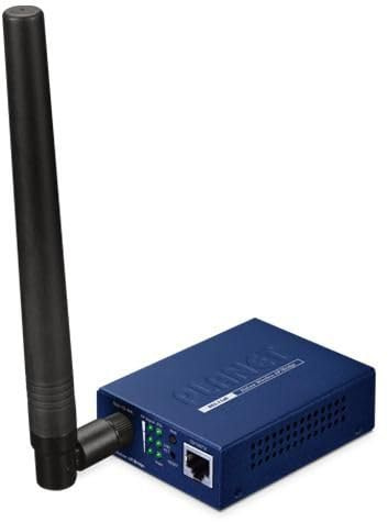 PLANET 802.11ah Halow Wi-Fi Bridge di rete Blu (802.11ah Halow Wi-Fi - Bridge/Station [EU868 Sub-1G, - 1 10/100TX RJ45, 1 RS485, -20~60 degrees C, compact size metal housing, - Warranty: 12M)
