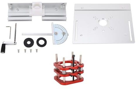 ANKROYU di sollevamento per tavolo per fresatrice Manuale Corsa di sollevamento da 51 mm Kit di sollevamento universale per fresatrice per macchine per la lavorazione del legno In