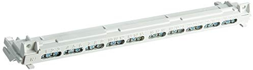 f-tronic Abdeckstreifen ADS12, 12 Module, grau, 10 Stück