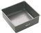MasterClass Teglia per torte da 15 cm con rivestimento antiaderente senza PTFE, PFOA e BPA, robusto acciaio al carbonio spesso 1 mm, teglia quadrata piccola da 6 pollici, grigio