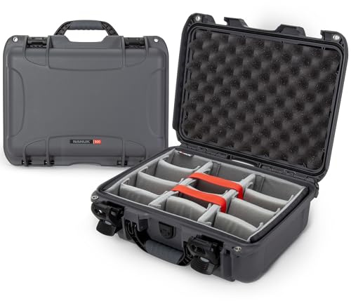 NANUK 920 Waterproof Hard Case with Padded Dividers - Graphite
