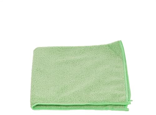 Unger ME400 MicroWipe Ultralite Mikrofasertuch, Reinigungstuch, 40,6 cm Länge x 40,6 cm Breite, Grün (Fall von 10)