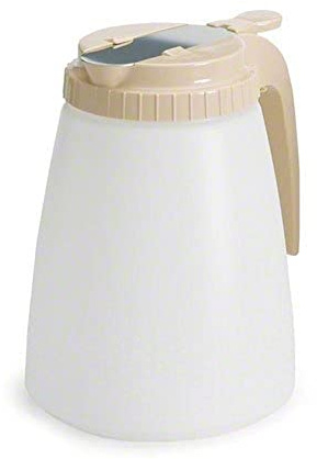 Tablecraft - Polyethylene All Purpose Dispenser - 48-Ounce - Almond